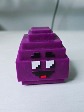 McDonalds Minecraft Grimace Toy w/o card